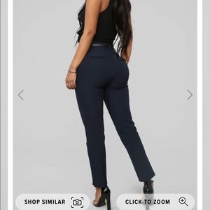 Fashion nova belted pant